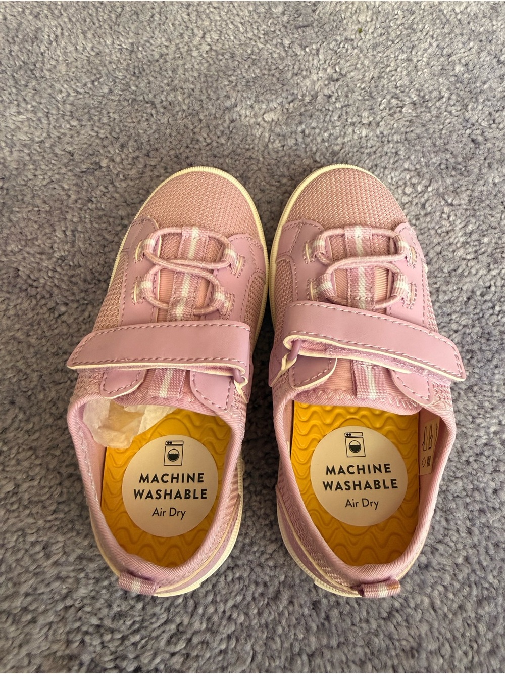 Sperry Girls Pink Hook-and-Loop Athletic Sneakers